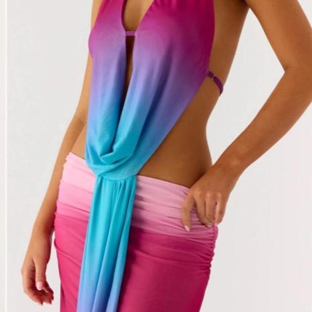 Peppermayo After Bloom Maxi Dress in Disco Ombre. Size 8 - Picture 4 of 6